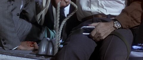 Robert Shaw as David Kabakov with the Rolex GMT-Master 1675 in Black Sunday (1977)
