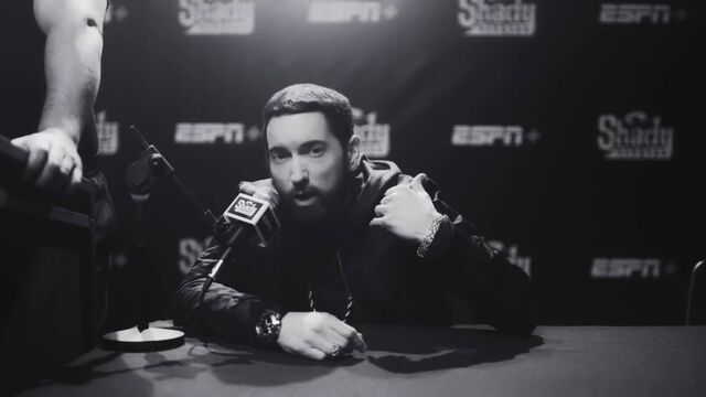 Eminemas Himself with the Casio G-Shock GM-110G-1A9 in Higher (2021)