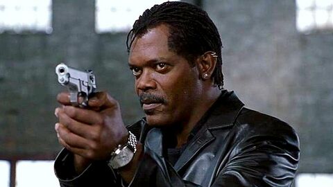 Samuel L. Jackson as Derrick Vann with the Franck Muller Casablanca in The Man (2005)