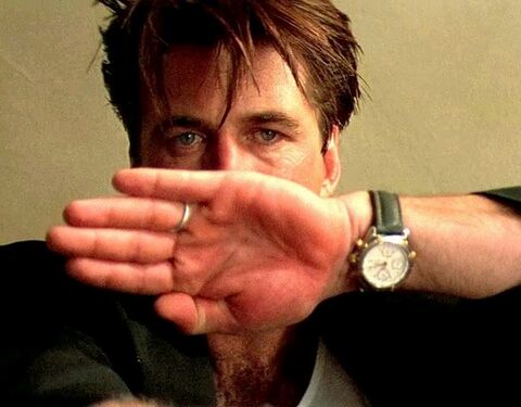 Alec Baldwin as Carter "Doc" McCoy with the Breitling Chronomat in The Getaway (1994)