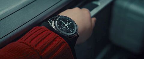 Walker Scobell as Young Adam with the Omega Speedmaster Professional in The Adam Project (2022)