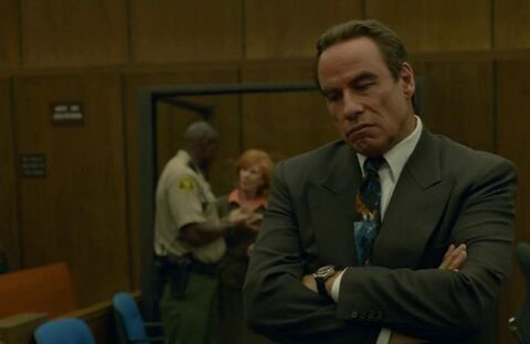John Travolta as Robert Shapiro with the Rolex Daytona in American Crime Story (2016)