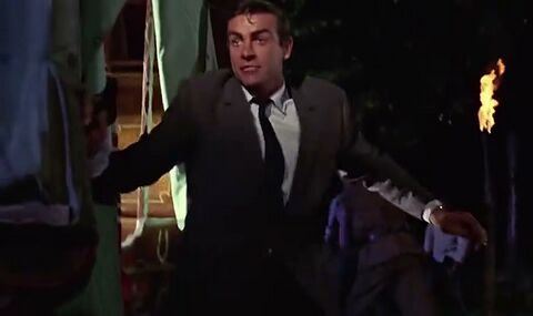 Sean Connery as James Bond with the Gruen Precision 510 in From Russia with Love (1963)