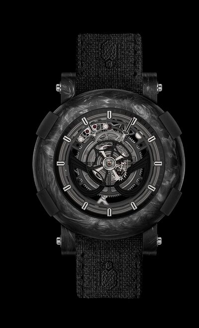 Product view of RJ-Romain Jerome ARRAW Spider-Man Stealth Tourbillon 1C45T.BBBR.1010.PR.SPM19