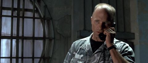 Ed Harris as General Francis X. Hummel with the Victorinox Swiss Army (unidentified model) in The Rock (1996)