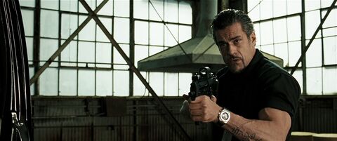 Edoardo Costa as Emerson with the Audemars Piguet Royal Oak Offshore in Live Free or Die Hard (2007)