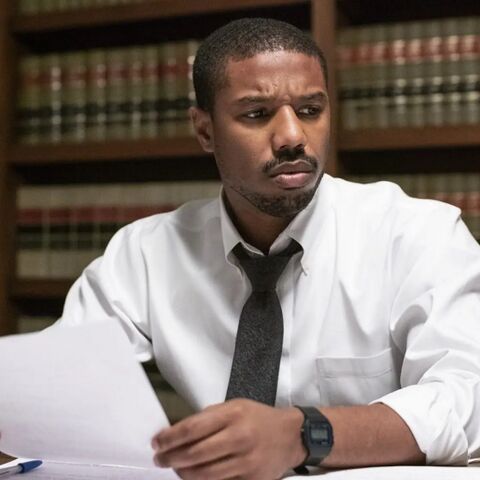 Michael B. Jordan as Bryan Stevenson with the Casio F-91W in Just Mercy (2019)