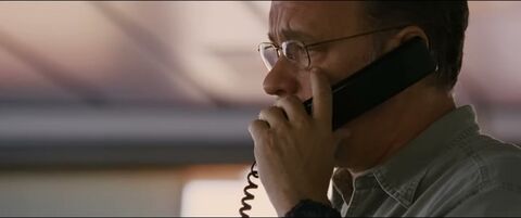 Tom Hanks as Richard Phillips with the Casio G-Shock DW6900-1V in Captain Phillips (2013)