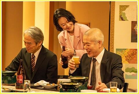 Haru Kuroki as Mari Hoshino with the Omega De Ville Prestige 434.23.28.60.52.001 in Ginga no Ippyou (2026)
