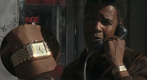 Denzel Washington as Frank Lucas with the Jaeger-LeCoultre Reverso in American Gangster (2007)