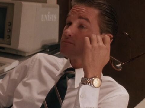Kurt Russell as Nick Frescia with the Rolex Datejust Two-Tone in Tequila Sunrise (1988)