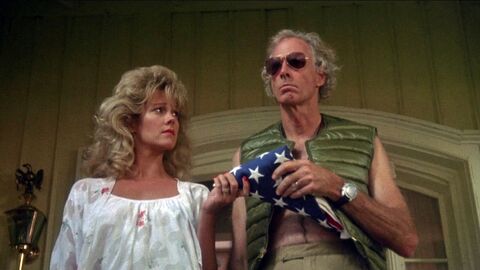 Bruce Dern as Lieutenant Mark Rumsfield with the Omega Speedmaster Professional in The 'Burbs (1989)
