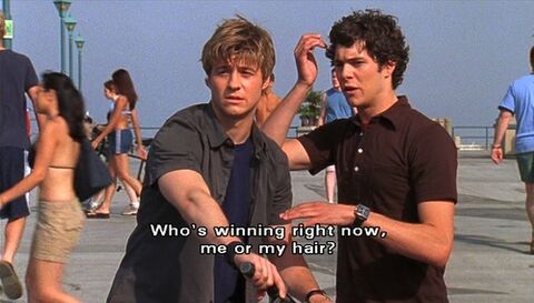Adam Brody as Seth Cohen with the TAG Heuer Monaco in The O.C. (2003)