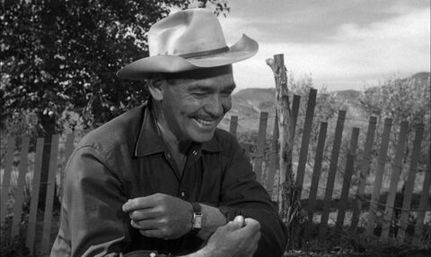 Clark Gable as Gay Langland with the Cartier Tank in The Misfits (1961)