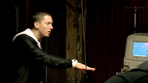 Eminem as Himself with the Casio G-Shock DW-6900NB-7JF in I Need a Doctor (2011)