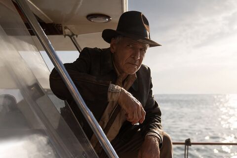 Harrison Ford as Indiana Jones with the Hamilton Boulton in Indiana Jones and the Dial of Destiny (2023)