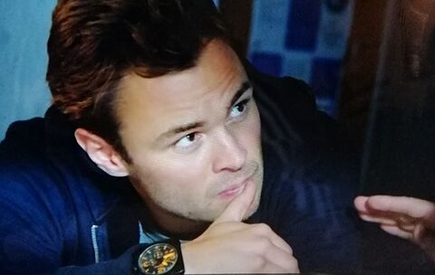 Patrick Flueger as Adam Ruzek with the Bell & Ross BR 01-94 in Chicago P.D. (2014)