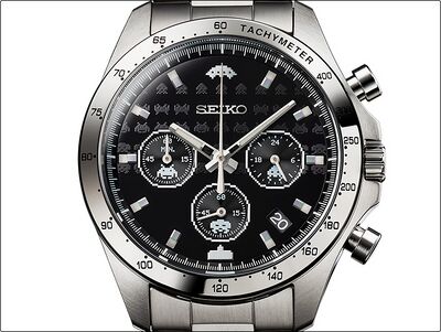 Product view of Seiko Space Invaders 45th Anniversary Watch