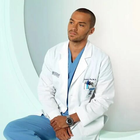 Jesse Williams as Jackson Avery with the Omega Seamaster Planet Ocean Chronograph in Grey's Anatomy (2005)
