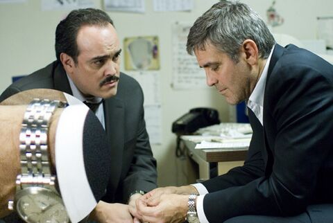 George Clooney as Michael Clayton with the Jaeger-LeCoultre Master Control in Michael Clayton (2007)