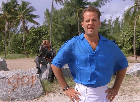 Bruce Willis as Tony Amato with the Hublot Classic in Miami Vice (1984)