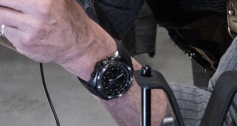 Jeremy Irons as Alfred Pennyworth with the Breitling for Bentley 6.75 Midnight Carbon in Batman v Superman: Dawn of Justice (2016)