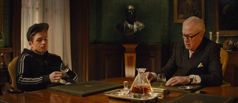 Michael Caine as Arthur (Chester King) with the Bremont ALT1-WT Worldtimer in Kingsman: The Secret Service (2014)