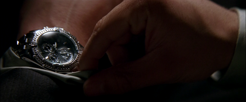 Cillian Murphy as Jackson Rippner with the Breitling Chronomat in Red Eye (2005)