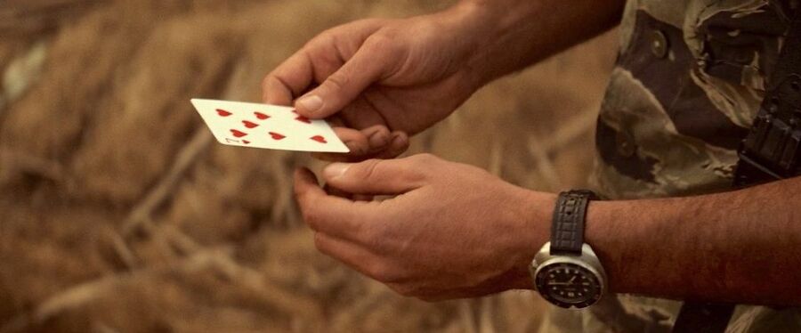 Martin Sheen wearing a Seiko 6105 as Captain Willard in Apocalypse Now