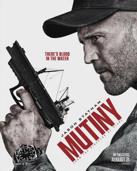Jason Statham as Cole Reed with the Rolex Submariner in Mutiny (2026)
