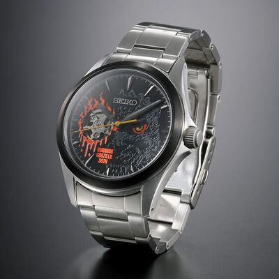 Product view of Seiko Burning Godzilla 30th Anniversary Collaboration Model