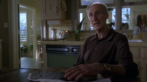 James Cromwell as George Sibley with the Rolex Daytona in Six Feet Under (2001)
