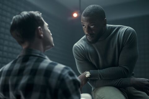 Aldis Hodge as Alex Cross with the Urban Jurgensen Reference 2 in Cross (2024)