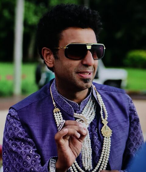 Adeel Akhtar as The Maharajah with the Richard Mille RM52-01 Skull Tourbillon in Murder Mystery 2 (2023)