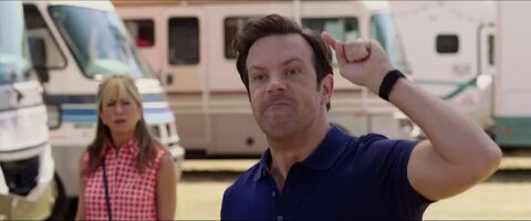 Jason Sudeikis as David Clark with the Black watch with nylon strap in We're The Millers (2013)
