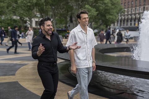 Sebastiano Pigazzi as Giuseppe with the Timex watch in And Just Like That... (2021)