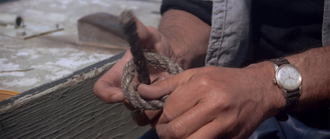 Roy Scheider as Martin Brody with the Hamilton Lyndon CLD in Jaws (1975)
