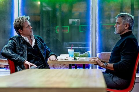 George Clooney as Margaret's Man with the Omega Speedmaster Professional 310.30.42.50.01.001 in Wolfs (2024)