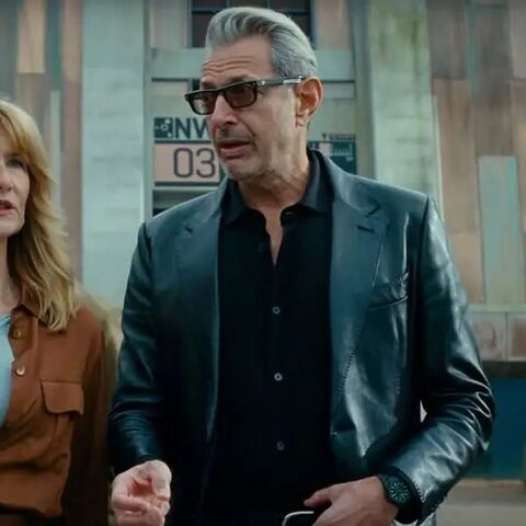 Jeff Goldblum as Ian Malcolm with the Rolex Oyster Perpetual Milgauss in Jurassic World Dominion (2022)