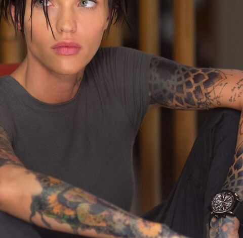 Ruby Rose as Jaxx with the Seiko Prospex Solar SSC295 in The Meg (2018)