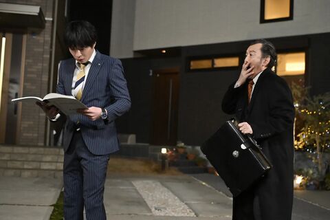 Kei Tanaka as Haruta Souichi with the Oris Aquis Date Calibre 400 01 400 7763 4135 in Ossan's Love Returns (2024)