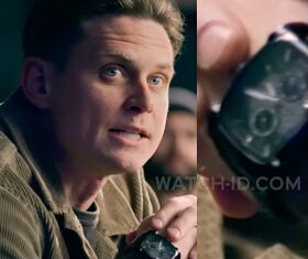 Black wristwatch