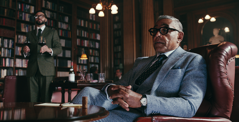Giancarlo Esposito as Stanley Johnston with the Patek Philippe 1518 in The Gentlemen (2024)