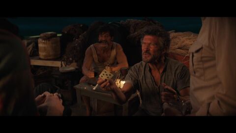 Antonio Banderas as Renaldo with the Hamilton Khaki Navy Scuba in Indiana Jones and the Dial of Destiny (2023)