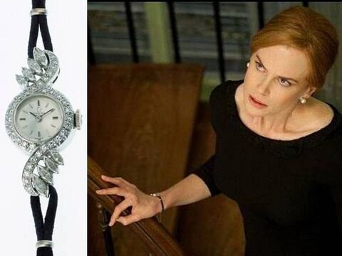 Nicole Kidman as Evelyn Stoker with the Omega 1962 vintage ladies watch in Stoker (2013)