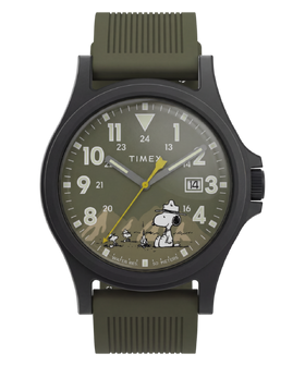 Timex Peanuts Beagle Scout Campfire Watch