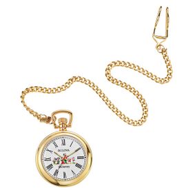 Bulova Disney Mickey Mouse and Friends Holiday Pocket Watch