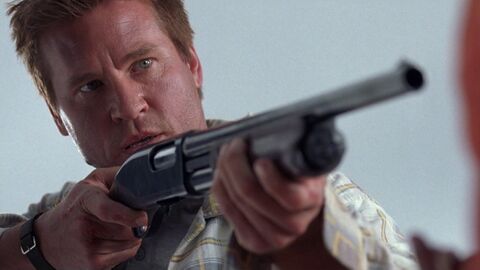 Val Kilmer as Scott with the Hamilton Khaki Field Mechanical 38 in Spartan (2004)