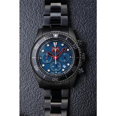 Product view of Bandai Kamen Rider 1 Solar Chronograph Watch
