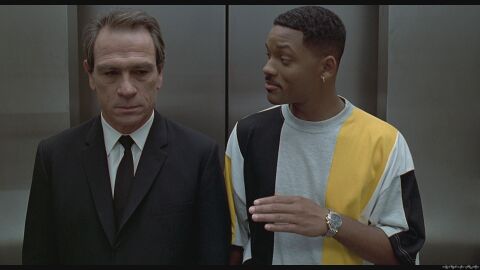 Will Smith as James Darrell Edwards III with the Breitling Chronomat in Men in Black (1997)